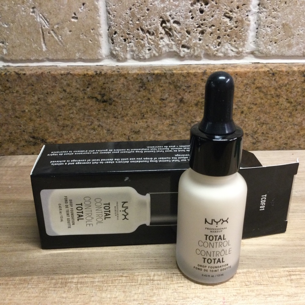 New Nyx Total Control Drop Foundation Pale